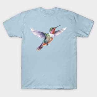 Red Throated Hummingbird T-Shirt